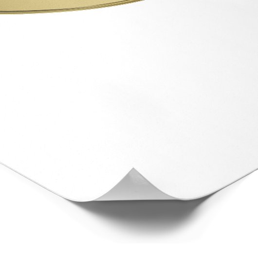 Schottische Emblemdistel Poster (Ecke)