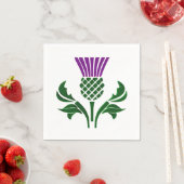 Schottische Emblemdistel Serviette (Beispiel)