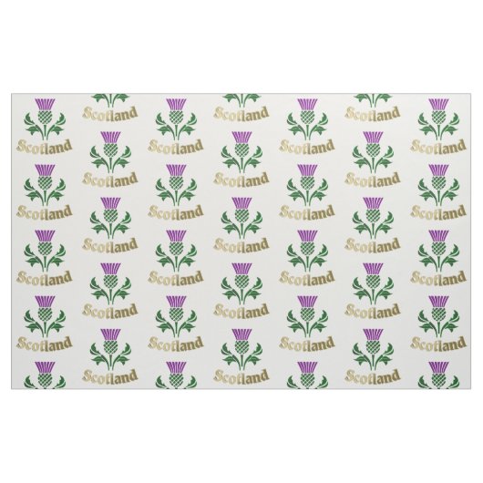 Schottische Emblemdistel Stoff (Fat Quarter (45,7 x 55,9 cm))