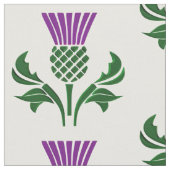 Schottische Emblemdistel Stoff (Nahaufnahme)