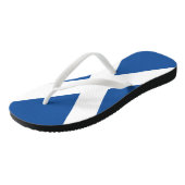 Schottische Fahne-Flip-Flops für Männer und Frauen Badesandalen (Schrägansicht)