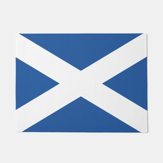 Schottische Fahne für Zuhause oder Unternehmen Fußmatte (Vorderseite)