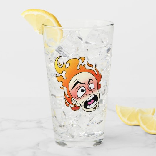 Schottische Feuermatte Glas (Vorderseite Ice)