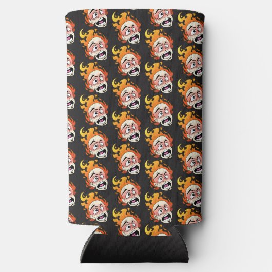 Schottische Feuerschaum Slim Seltzer Can Cooler Selters Dosenkühler (Rückseite)