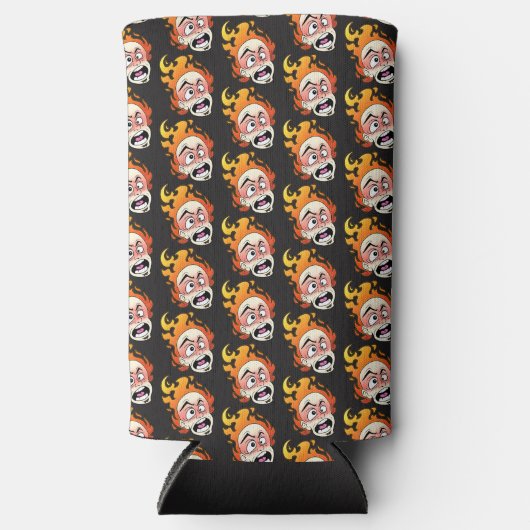 Schottische Feuerschaum Slim Seltzer Can Cooler Selters Dosenkühler (Vorderseite)