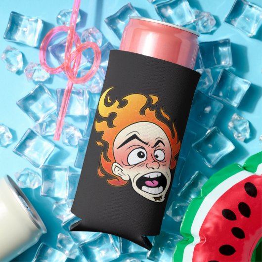 Schottische Feuerschaum Slim Seltzer Can Cooler Selters Dosenkühler (In Situ Sommer)