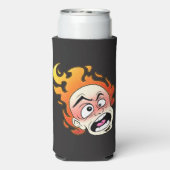 Schottische Feuerschaum Slim Seltzer Can Cooler Selters Dosenkühler (Seltzer Rückseite)