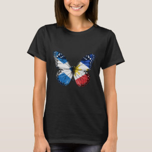 Schottische Filipino-Flag-Butterfly T-Shirt