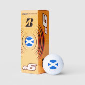 Schottische Flagge: 6 GB Golfball (Verpackungen)