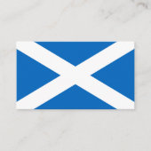 Schottische Flagge, Flagge Schottlands Visitenkarte (Vorderseite)
