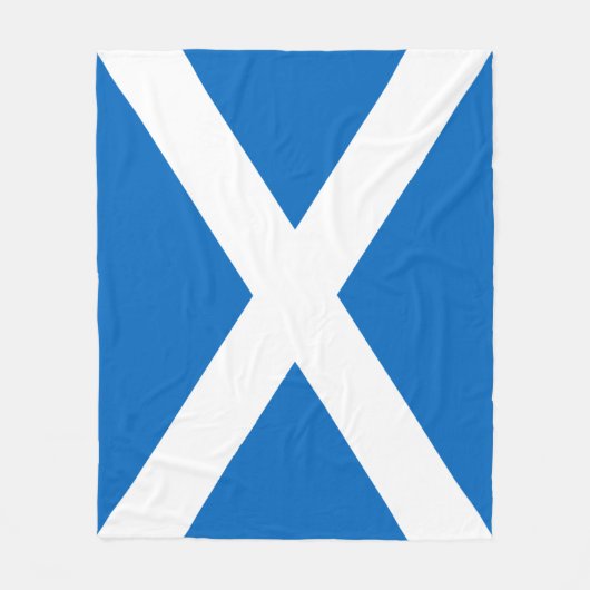 Schottische Flagge Fleece Blanket (Vorderseite)
