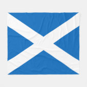 Schottische Flagge Fleece Blanket (Vorderseite (Horizontal))