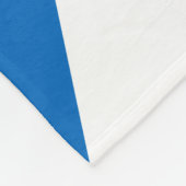 Schottische Flagge Fleece Blanket (Ecke)