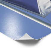 Schottische Flagge Fotodruck (Ecke)