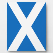 Schottische Flagge Fotoplatte (Vorderseite)