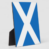 Schottische Flagge Fotoplatte (Seite)