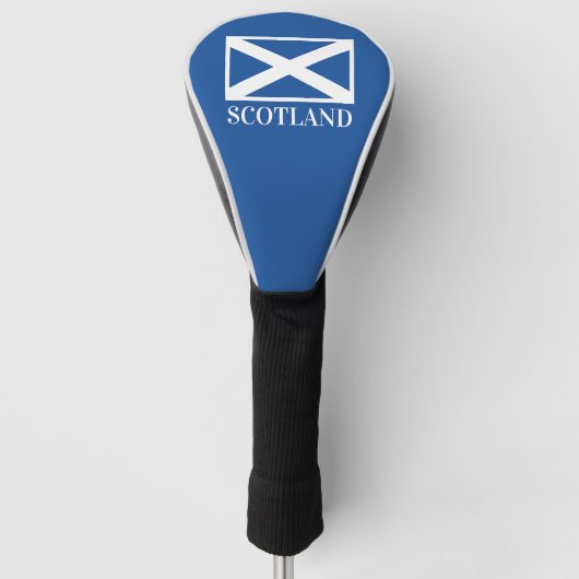 Schottische Flagge für Schottische Zollspecht Golf Headcover (Vorderseite)