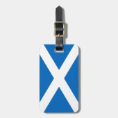 Schottische Flagge Gepäckanhänger (Vorderseite vertikal)