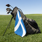 Schottische Flagge Golf Towel Golfhandtuch (Gras)