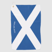Schottische Flagge Golf-Tuchgeschenks Schottlands Golfhandtuch (Vorderseite)