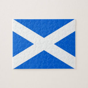 Schottische Flagge Jigsaw Puzzle arc