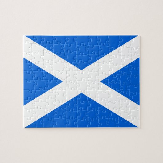 Schottische Flagge Jigsaw Puzzle arc (Horizontal)