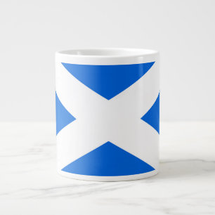 Schottische Flagge Jumbo-Tasse