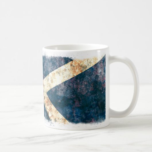 Schottische Flagge Kaffeetasse (Rechts)
