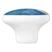 Schottische Flagge Keramikknauf (Seitenansicht)