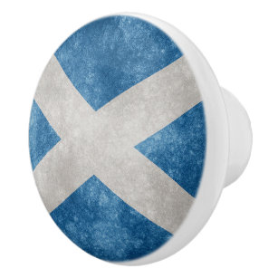 Schottische Flagge Keramikknauf