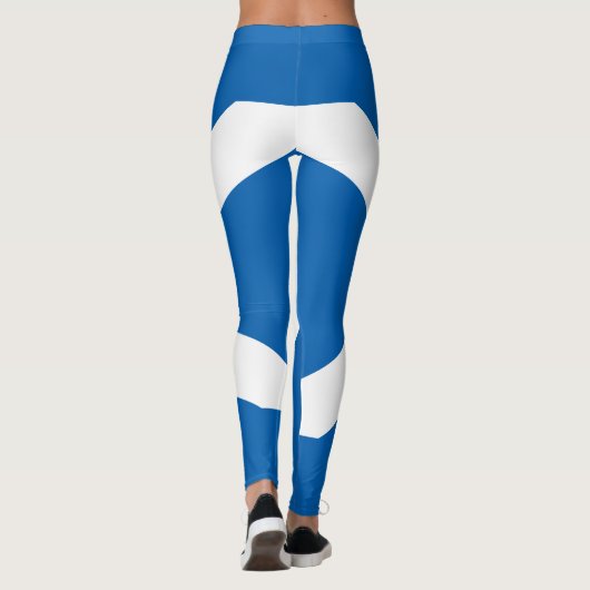 Schottische Flagge Leggings (Rückseite)