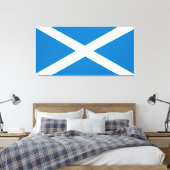 Schottische Flagge Leinwanddruck (Insitu (Schlafzimmer))