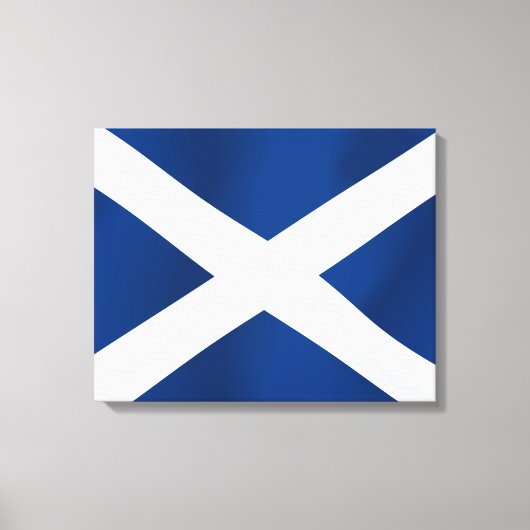 Schottische Flagge Leinwanddruck (Vorderseite)