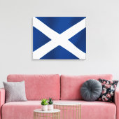 Schottische Flagge Leinwanddruck (Insitu (Wohnzimmer))