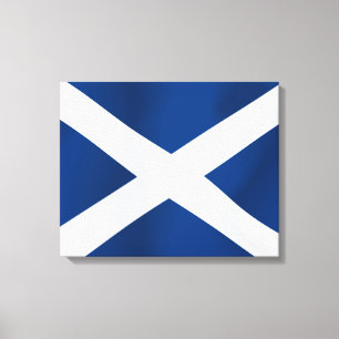 Schottische Flagge Leinwanddruck