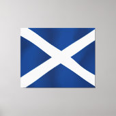 Schottische Flagge Leinwanddruck (Vorderseite)