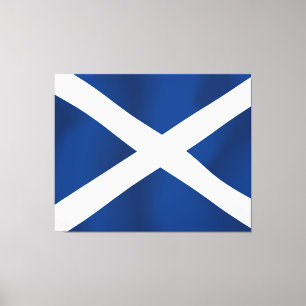 Schottische Flagge Leinwanddruck