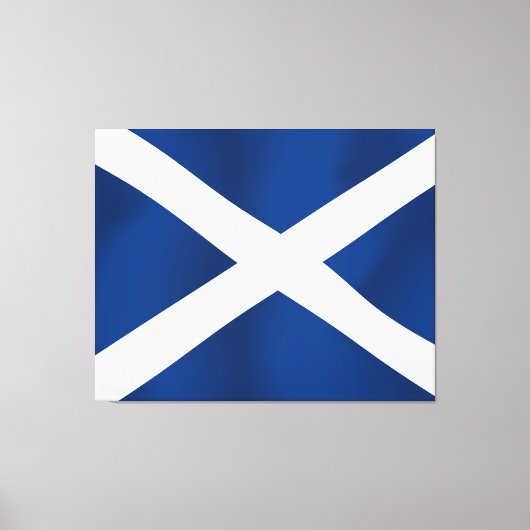 Schottische Flagge Leinwanddruck (Vorderseite)