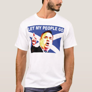 Schottische Flagge mit Alex Salmond T-Shirt