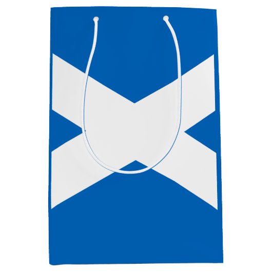Schottische Flagge Mittlere Geschenktüte (Vorderseite)