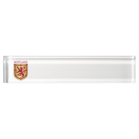 Schottische Flagge Namensplakette (Vorderseite)