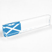 Schottische Flagge Namensplakette