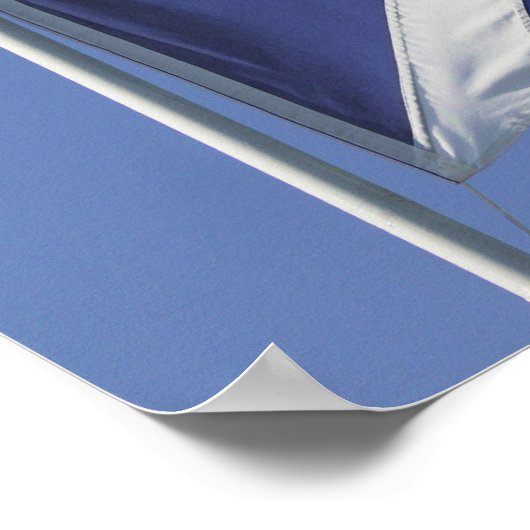 Schottische Flagge Poster (Ecke)