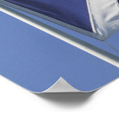 Schottische Flagge Poster (Ecke)