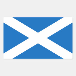 Schottische Flagge Rechteckiger Aufkleber