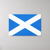 Schottische Flagge (Salreifen) (Schottische Flagge Leinwanddruck (Vorderseite)