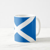 Schottische Flagge / Salreifen-Tasse Kaffeetasse (VorderseiteRechts)