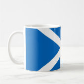 Schottische Flagge / Salreifen-Tasse Kaffeetasse (Links)