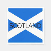 Schottische Flagge - Schottische Flagge Serviette (Vorderseite)