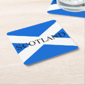 Schottische Flagge - schottische Küste Rechteckiger Pappuntersetzer (angewinkelt)